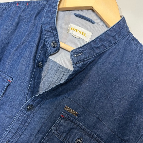 Vintage Diesel Blue Denim Shirt for Men - Picture 1 of 5